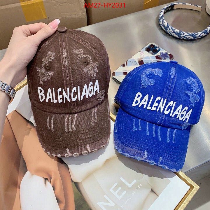 Cap(Hat)-Balenciaga mirror copy luxury ID: HY2031 $: 27USD