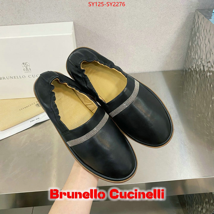 Women Shoes-Brunello cucinelli customize the best replica ID: SY2276 $: 125USD