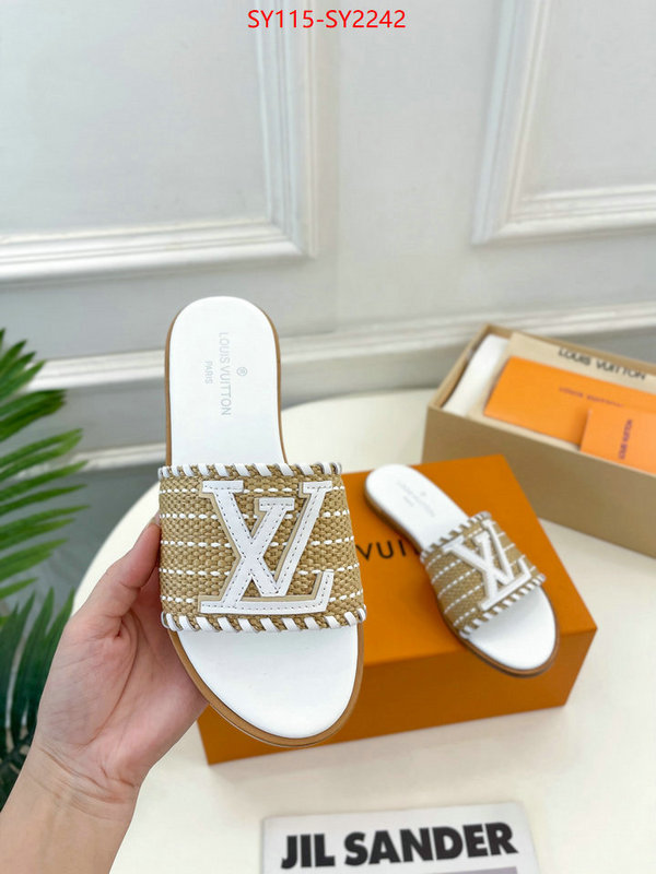 Women Shoes-LV best wholesale replica ID: SY2242 $: 115USD