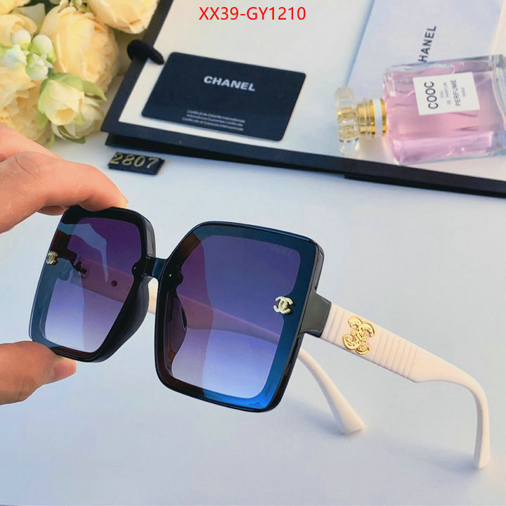 Glasses-Chanel,replica wholesale ID: GY1210,$: 39USD