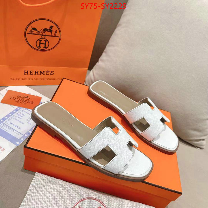 Women Shoes-Hermes best replica new style ID: SY2229 $: 75USD