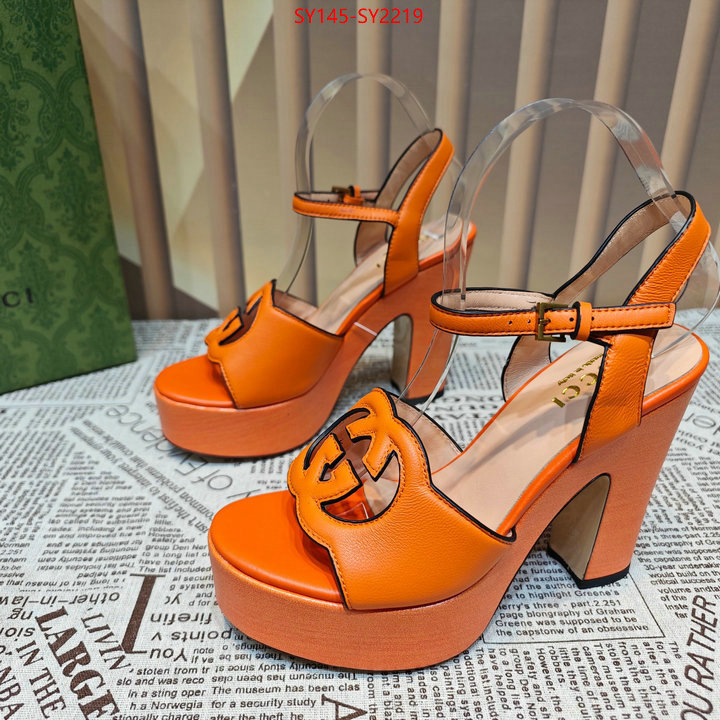 Women Shoes-Gucci best replica new style ID: SY2219 $: 145USD