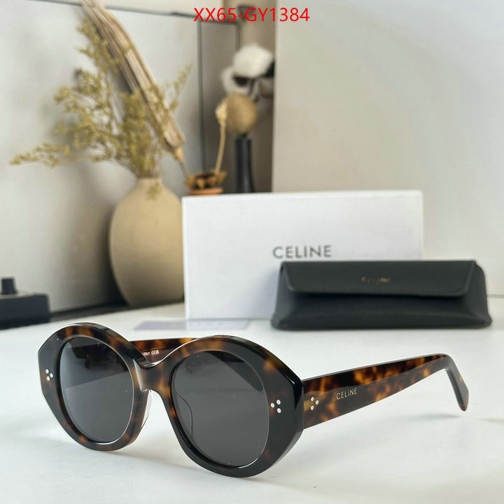 Glasses-CELINE,we provide top cheap aaaaa ID: GY1384,$: 65USD