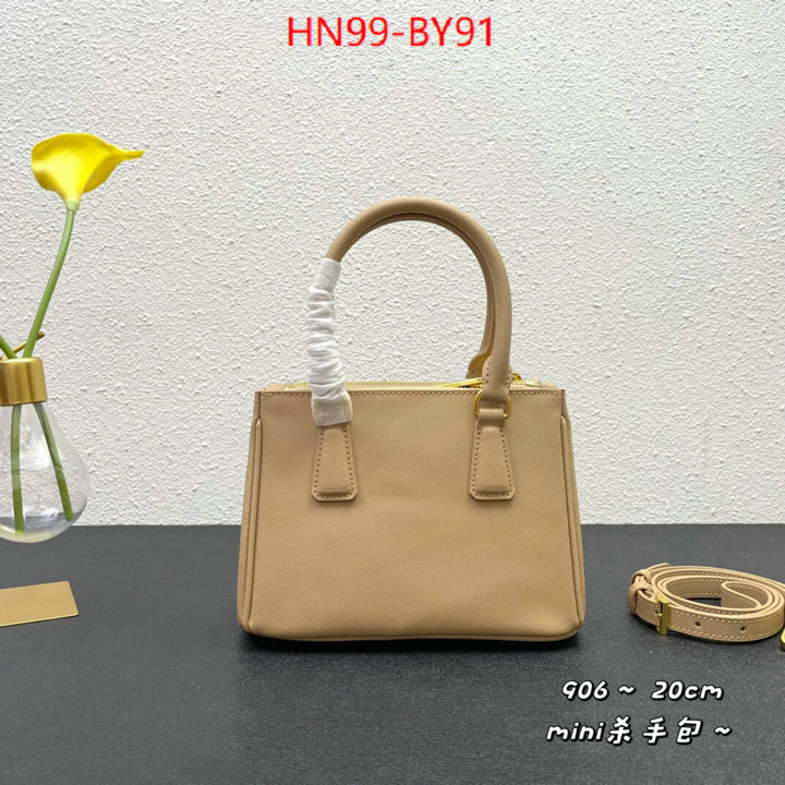 Prada Bags(4A)-Handbag-,wholesale replica ID: BY91,$: 99USD