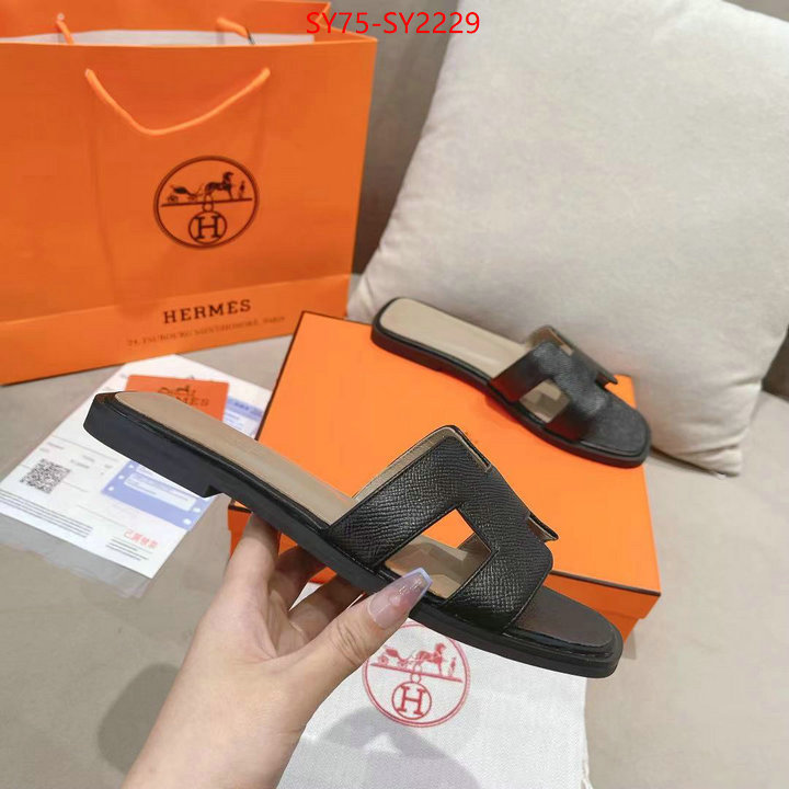 Women Shoes-Hermes best replica new style ID: SY2229 $: 75USD