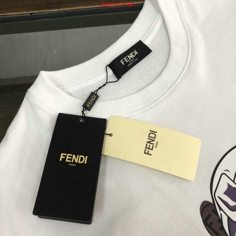 Clothing-Fendi,replica 2023 perfect luxury ID: CY164,$: 55USD