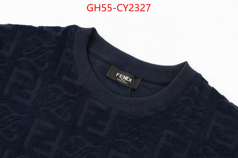 Clothing-Fendi 7 star replica ID: CY2327 $: 55USD