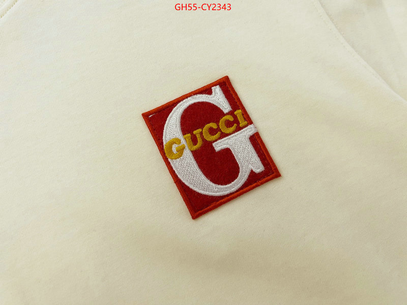 Clothing-Gucci 1:1 replica ID: CY2343 $: 55USD