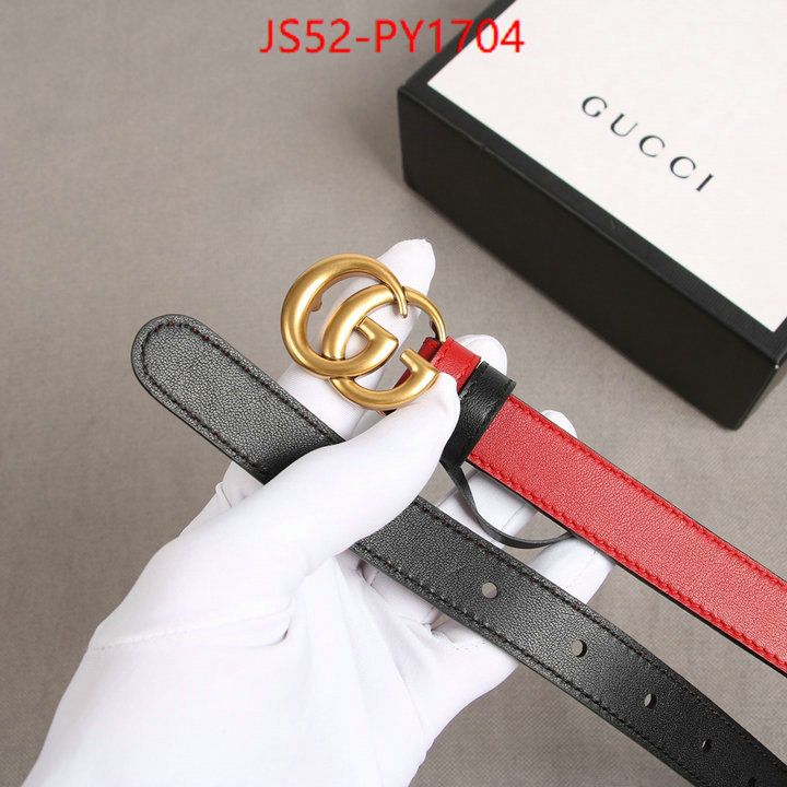 Belts-Gucci,top quality designer replica ID: PY1704,$: 52USD