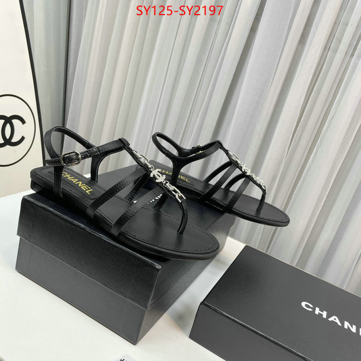 Women Shoes-Chanel best replica 1:1 ID: SY2197 $: 125USD