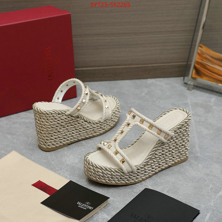 Women Shoes-Valentino high-end designer ID: SY2265 $: 125USD