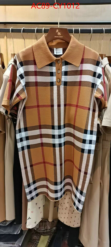 Clothing-Burberry,aaaaa class replica ID: CY1012,$: 89USD