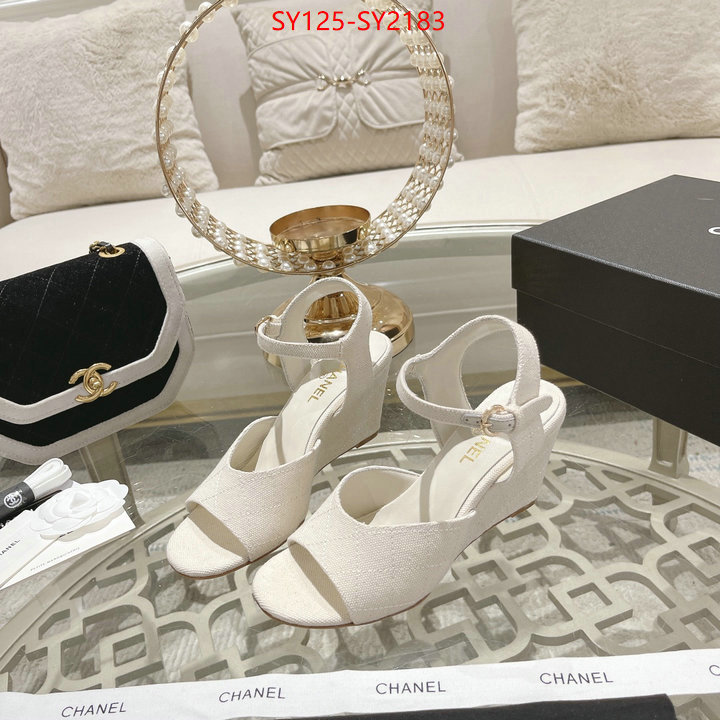 Women Shoes-Chanel luxury ID: SY2183 $: 125USD