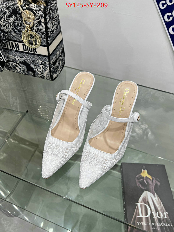 Women Shoes-Dior best wholesale replica ID: SY2209 $: 125USD