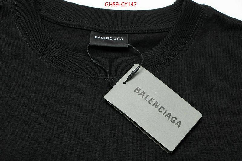 Clothing-Balenciaga,wholesale designer shop ID: CY147,$: 59USD