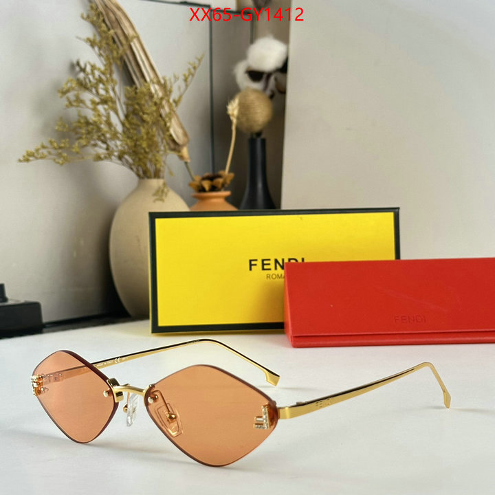 Glasses-Fendi,best quality fake ID: GY1412,$: 65USD