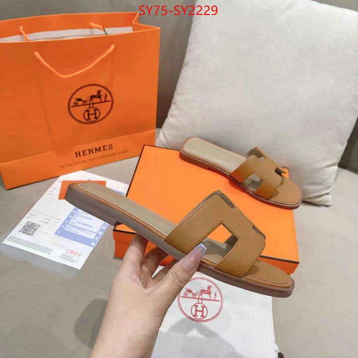 Women Shoes-Hermes best replica new style ID: SY2229 $: 75USD