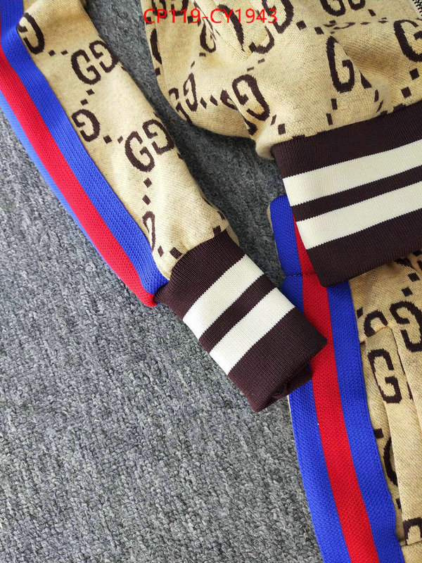 Clothing-Gucci replica 1:1 high quality ID: CY1943 $: 119USD