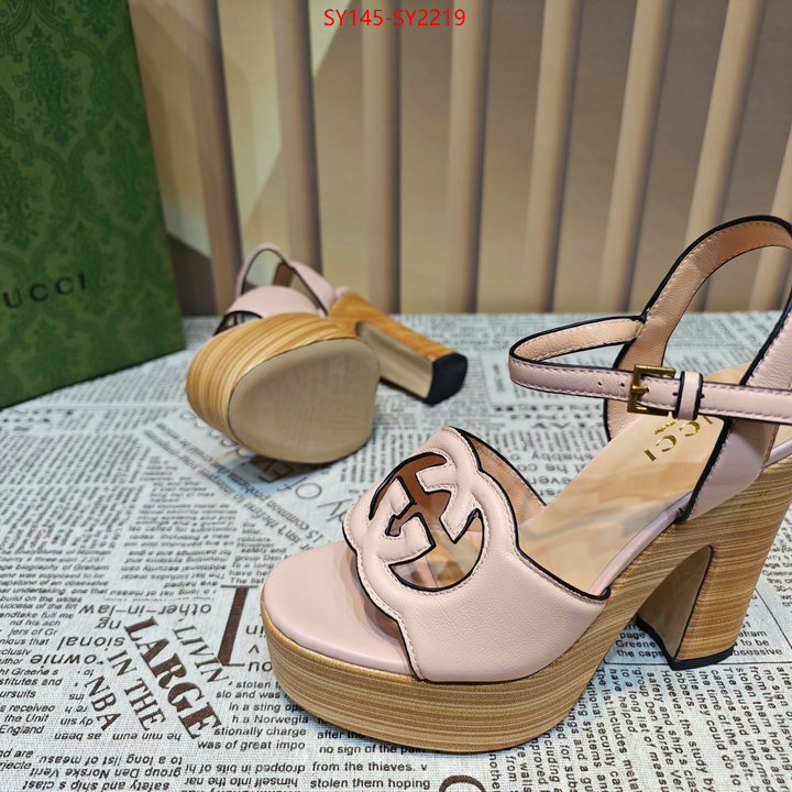 Women Shoes-Gucci best replica new style ID: SY2219 $: 145USD