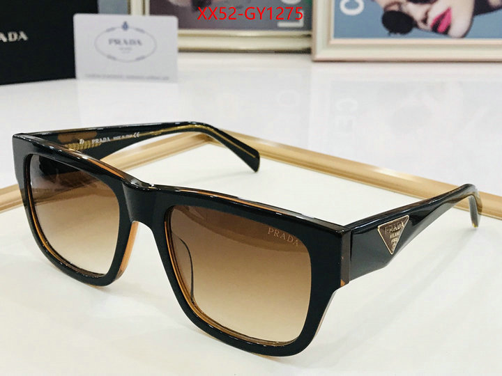 Glasses-Prada,wholesale imitation designer replicas ID: GY1275,$: 52USD