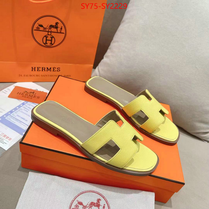 Women Shoes-Hermes best replica new style ID: SY2229 $: 75USD