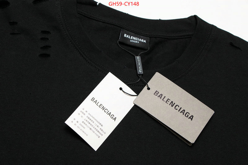 Clothing-Balenciaga,knockoff highest quality ID: CY148,$: 59USD