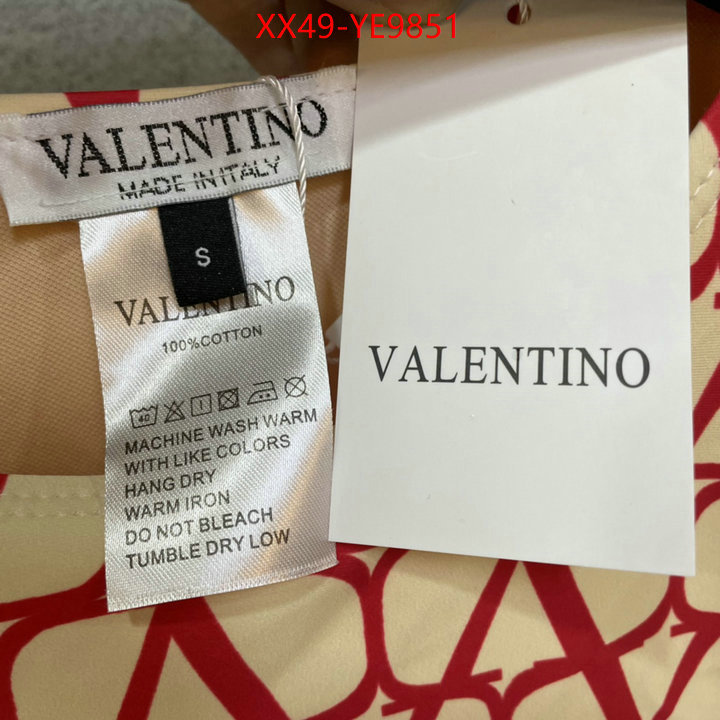 Swimsuit-Valentino,perfect quality ID: YE9851,$: 49USD
