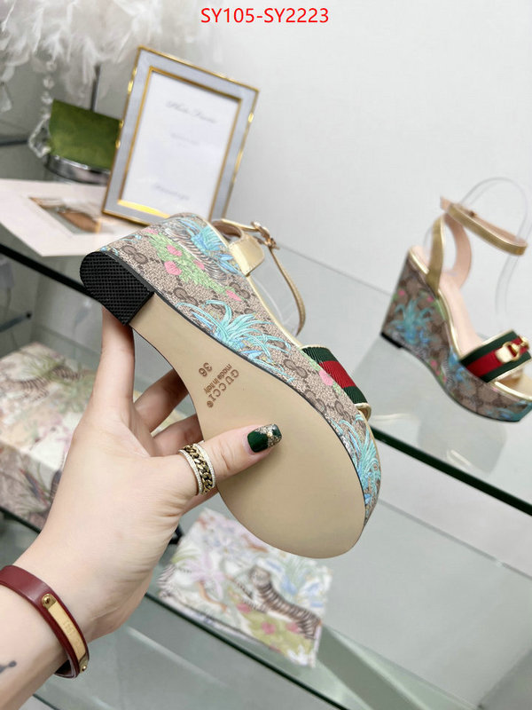 Women Shoes-Gucci where could you find a great quality designer ID: SY2223 $: 105USD