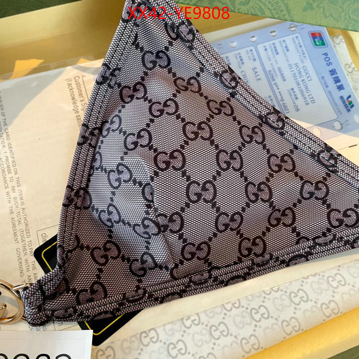 Swimsuit-GUCCI,cheap high quality replica ID: YE9808,$: 42USD