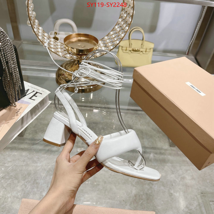 Women Shoes-Miu Miu where to buy replicas ID: SY2248 $: 119USD