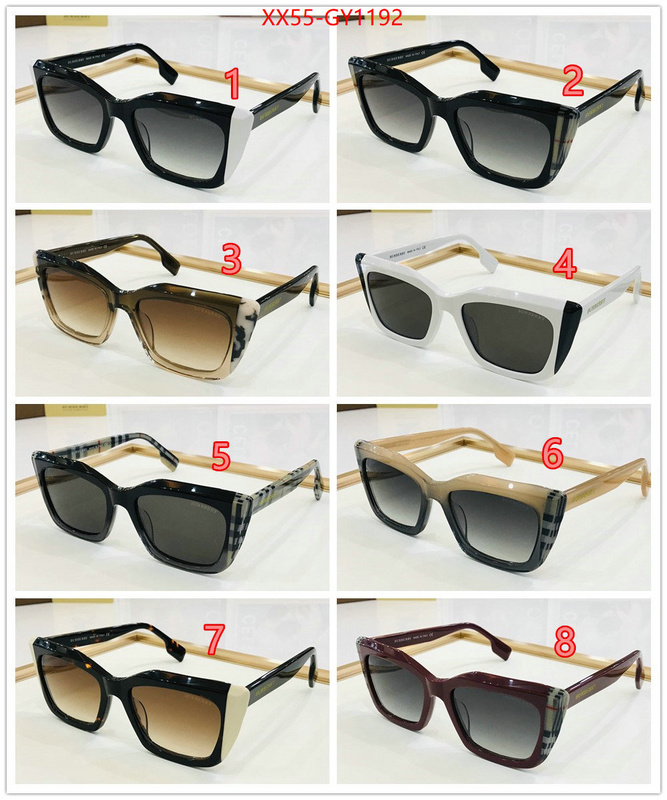 Glasses-Burberry,fake aaaaa ID: GY1192,$: 55USD