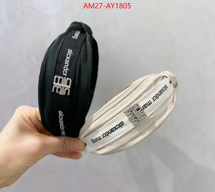 Hair band-MIU MIU same as original ID: AY1805 $: 27USD