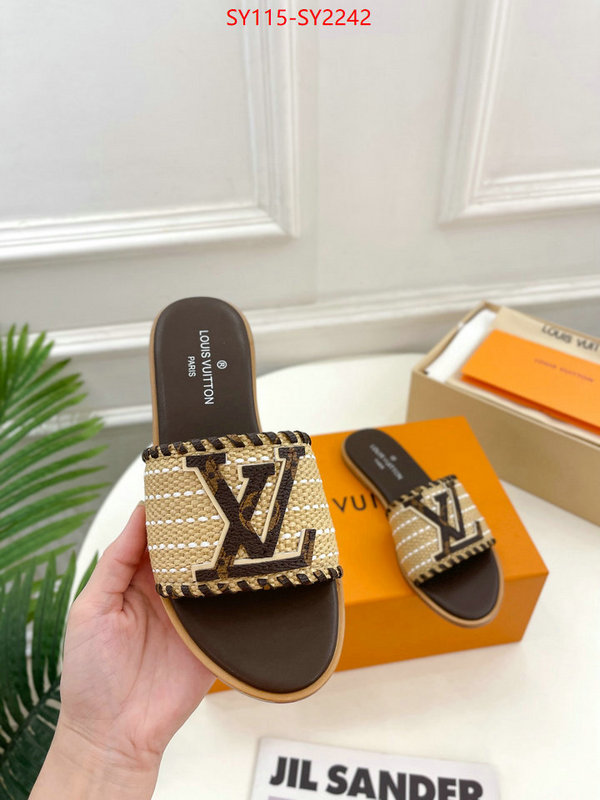 Women Shoes-LV best wholesale replica ID: SY2242 $: 115USD