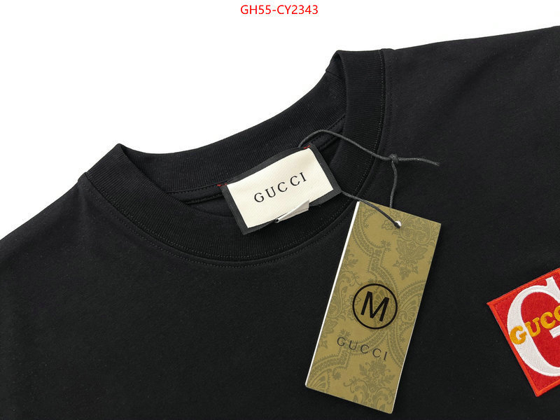 Clothing-Gucci 1:1 replica ID: CY2343 $: 55USD