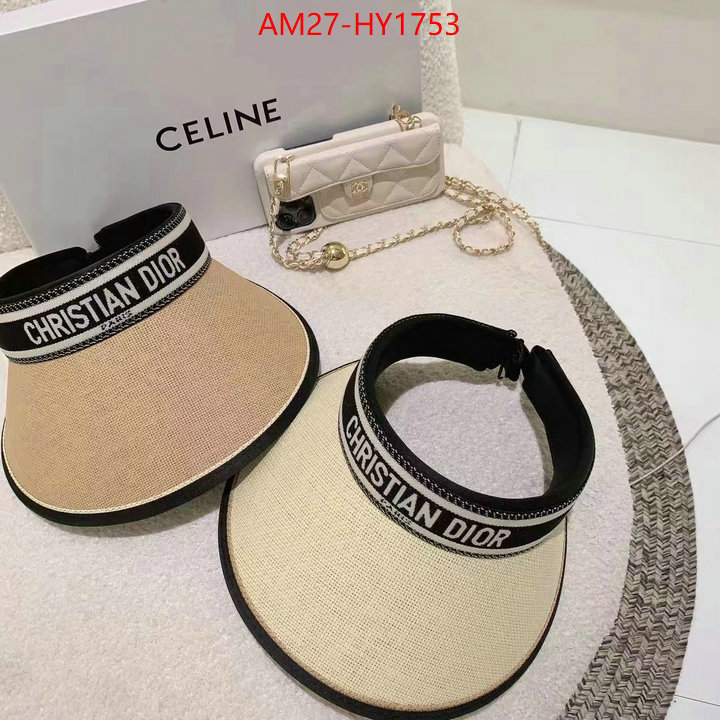 Cap (Hat)-Dior top quality fake ID: HY1753 $: 27USD