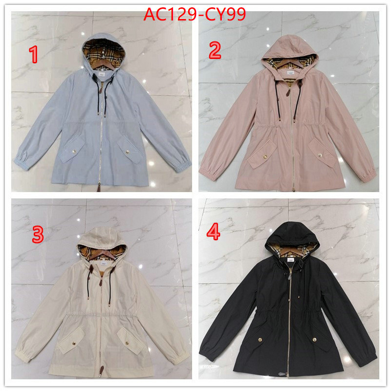 Clothing-Burberry,aaaaa+ replica designer ID: CY99,$: 129USD