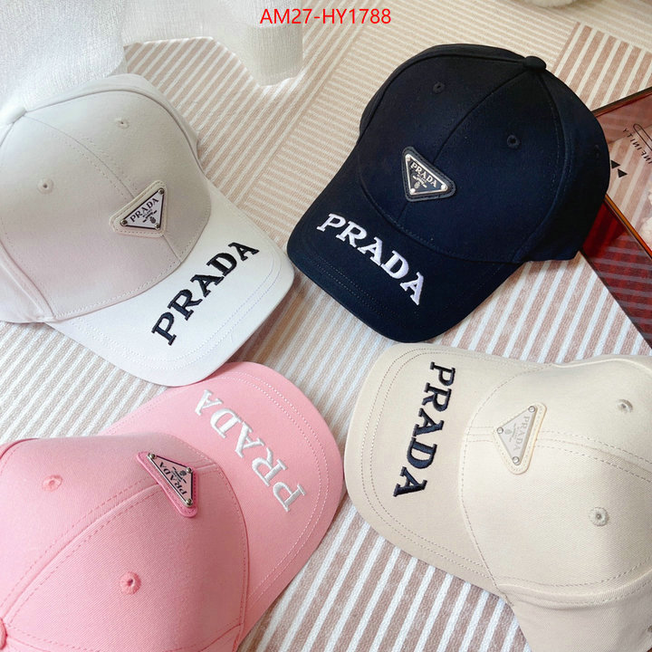 Cap(Hat)-Prada where can i buy the best 1:1 original ID: HY1788 $: 27USD