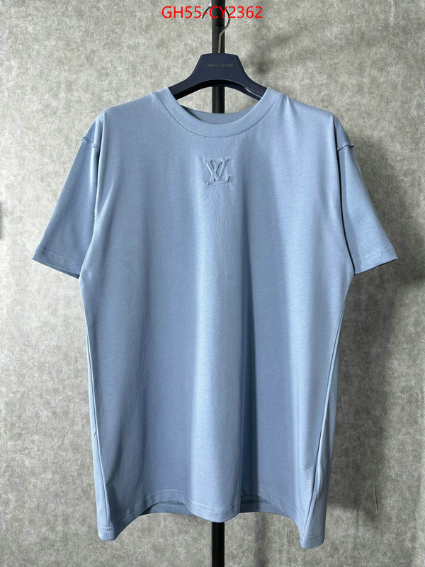 Clothing-LV top fake designer ID: CY2362 $: 55USD