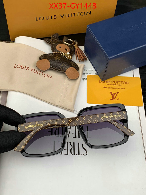 Glasses-LV,designer fake ID: GY1448,$: 37USD