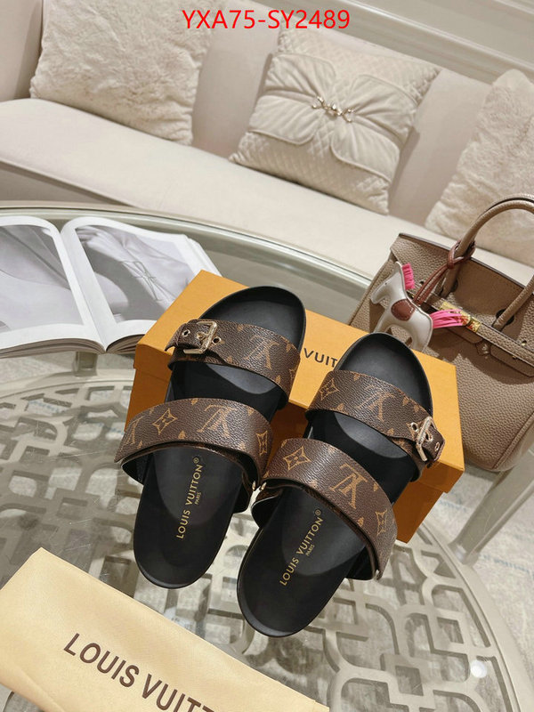 Women Shoes-LV aaaaa class replica ID: SY2489 $: 75USD