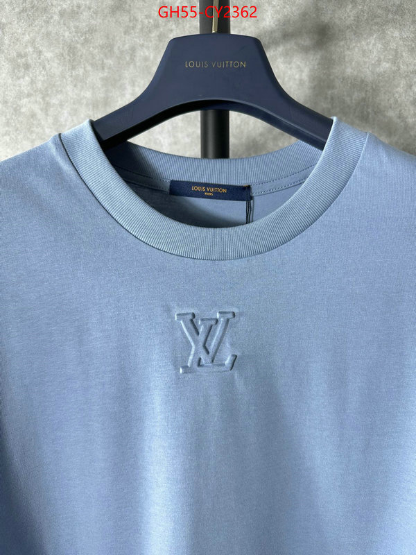 Clothing-LV top fake designer ID: CY2362 $: 55USD