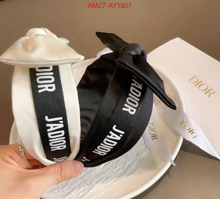 Hair band-Dior wholesale 2023 replica ID: AY1807 $: 27USD