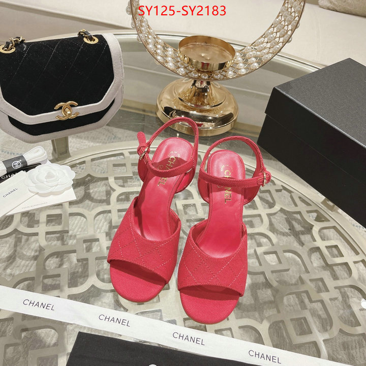 Women Shoes-Chanel luxury ID: SY2183 $: 125USD