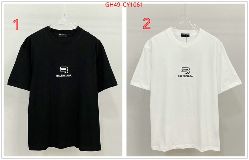 Clothing-Balenciaga,7 star quality designer replica ID: CY1061,$: 49USD