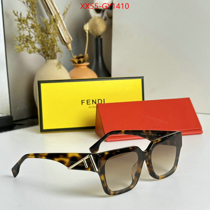 Glasses-Fendi,2023 replica wholesale cheap sales online ID: GY1410,$: 55USD