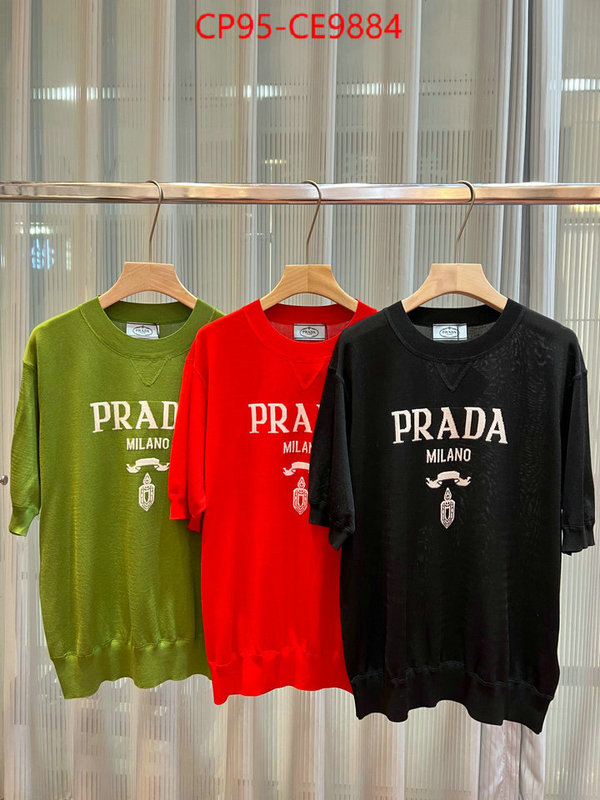 Clothing-Prada,replica best ID: CE9884,$: 95USD