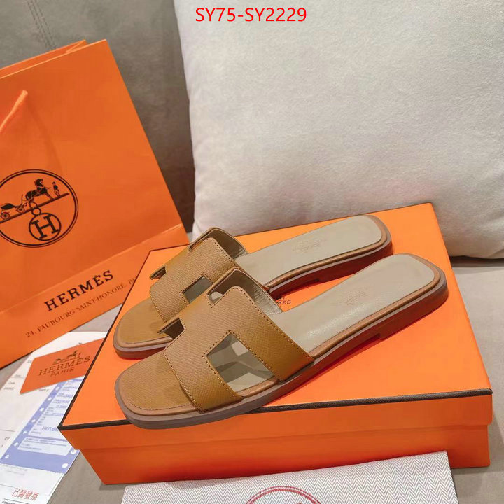 Women Shoes-Hermes best replica new style ID: SY2229 $: 75USD