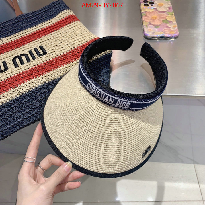 Cap (Hat)-Dior aaaaa+ replica designer ID: HY2067 $: 29USD