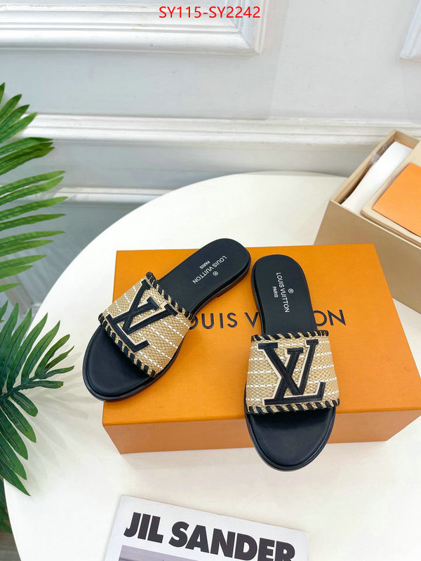 Women Shoes-LV best wholesale replica ID: SY2242 $: 115USD