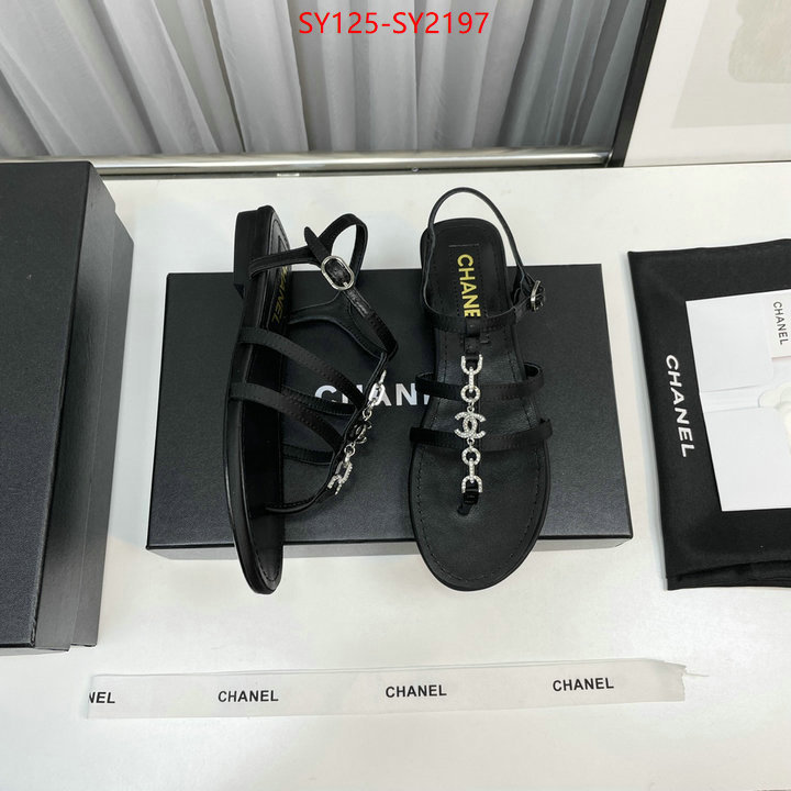 Women Shoes-Chanel best replica 1:1 ID: SY2197 $: 125USD